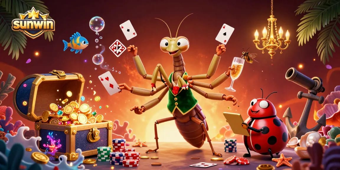 Experience thrilling gameplay with sunwin's vibrant casino atmosphere and colorful character interactions.