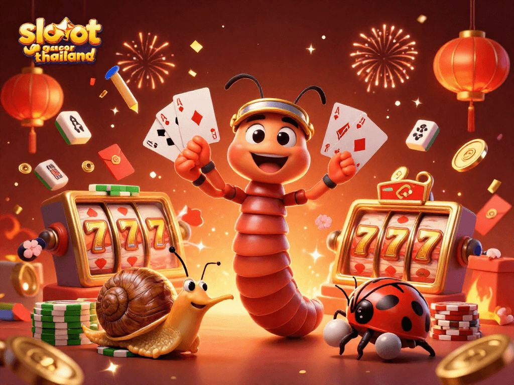 Experience the excitement of slot gacor thailand with vibrant characters and dynamic gaming elements.