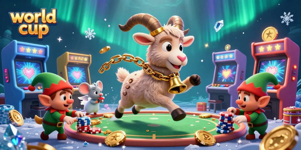 Engage in the thrill of world cup sports betting at this animated casino scene.