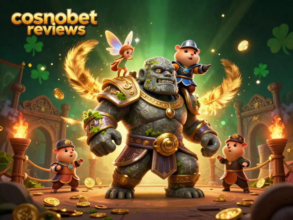 Engage in exciting gameplay at Cosmobet reviews with vibrant characters and magical elements swirling around.