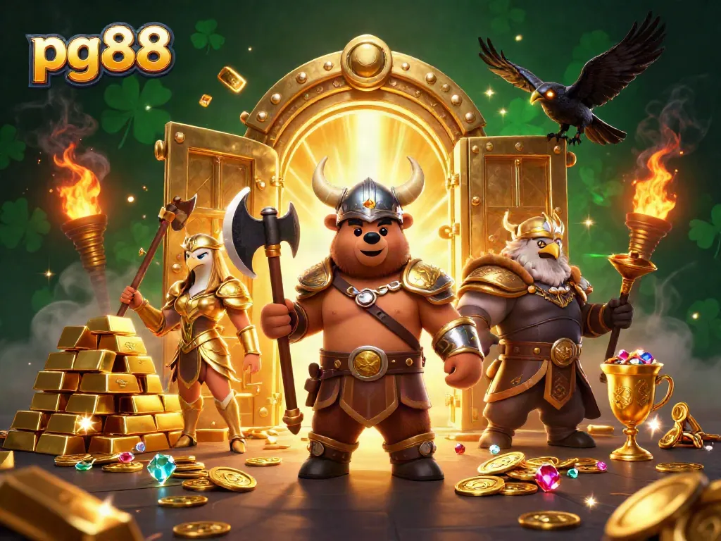 Engage in thrilling slots at pg88 with vivid treasures and dynamic casino characters.