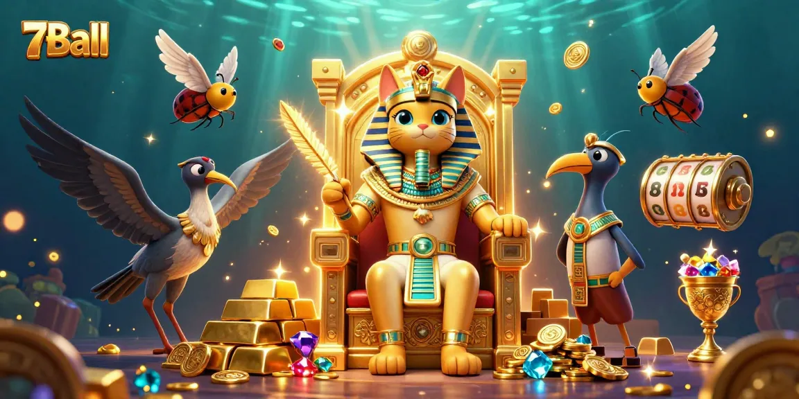 Experience the thrilling gameplay of 7Ball with dazzling treasures and vibrant casino elements.